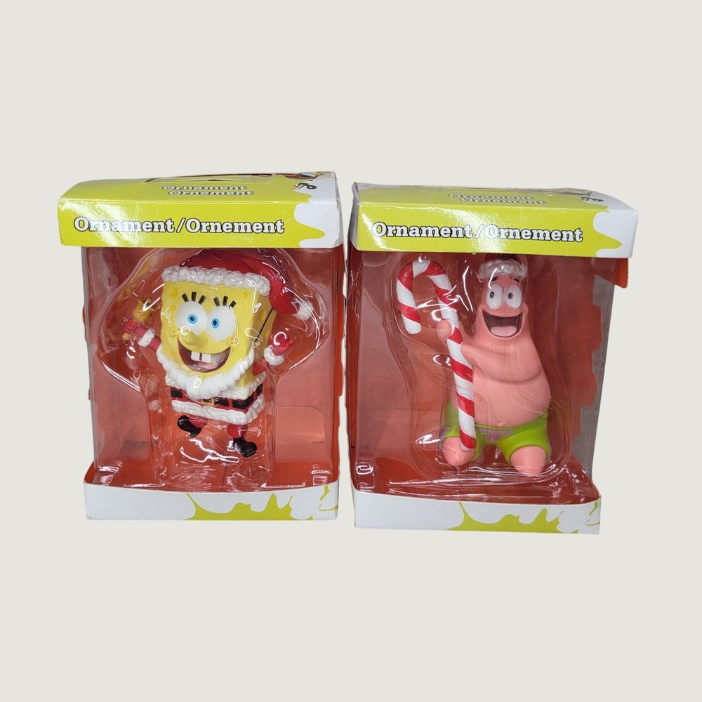 SpongeBob SquarePants Patrick Star Christmas Ornaments 2006 American Greetings